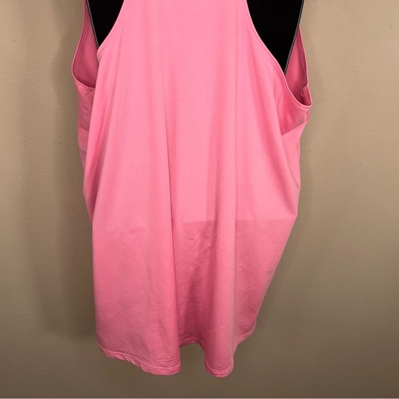 XL ATHLETIC WORKS BARBIE NEON PINK TANK SLEEVELESS STRETCH ACTIVEWEAR - Picture 8 of 12